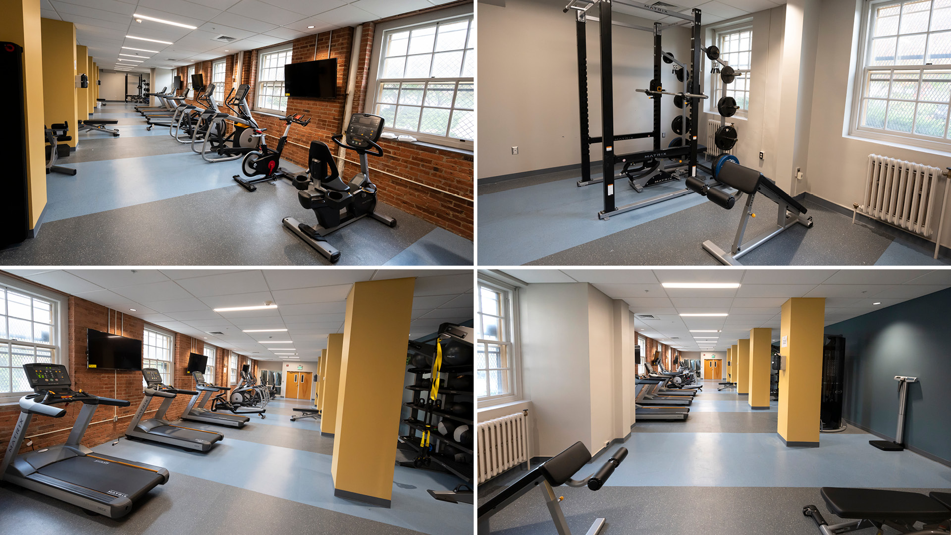 Newly renovated fitness center
