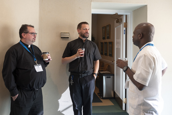 Coffee Break during the 2022 New Pastors Program.