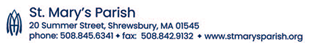 St. Mary's Parish letterhead